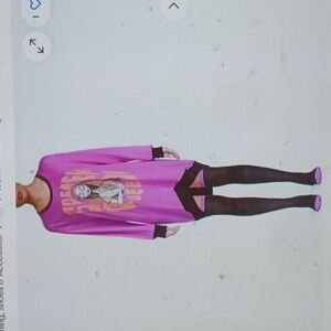 Disney Nightmare Before Christmas Sally Scream Queen Nightgown Lady XS Oversized